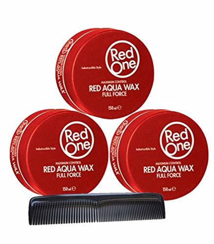 Place RedOne Aqua Wax Full Force Red - Peine de peluquería