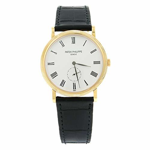 Social Patek Philippe Calatrava Reloj Blanco de 18 Quilates para Hombre Blanco con