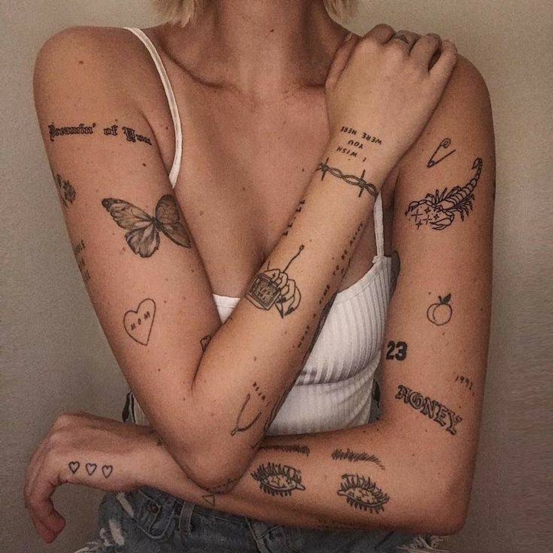 Moda Tatto simples🖤✍🏻