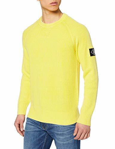 Producto Calvin Klein Overdyed Sweater Sudadera, Amarillo