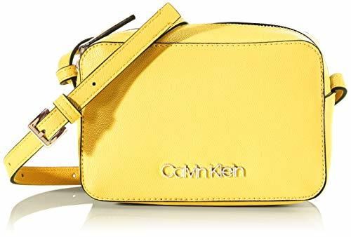Calvin Klein - Ck Must Camerabag Cav, Bolsos bandolera Mujer, Amarillo
