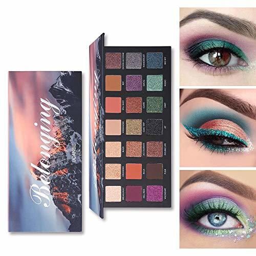 Jooayou 21 Colores Duradero Paleta de Sombras de Ojos