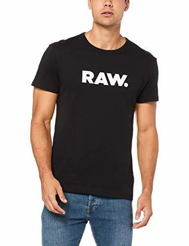 G-STAR RAW Holorn R T S/S Camiseta, Negro