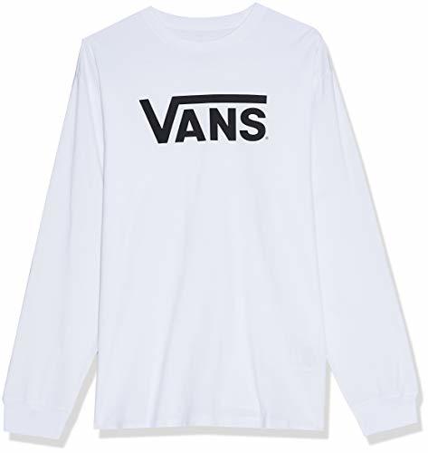 Fashion Vans Herren Classic Ls Langarmshirt, Weiß