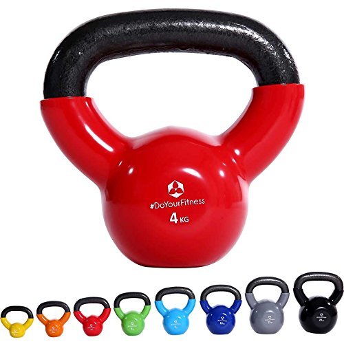 Social #DoYourFitness Kettlebell »Kolossos« Pesa esférica 2-20 kg/Pesa de Mano de 100% Hierro