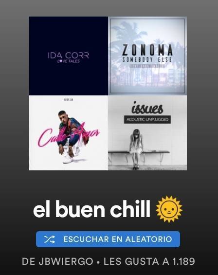 Canción el buen chill 🌞