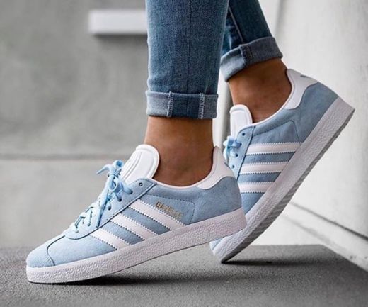Social Adidas gazelle azul bebé 