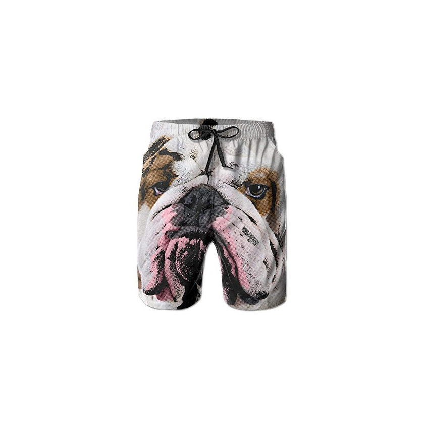 Social artyly Bulldog English Sick Homepage Hombres Ligero Secado rápido Gráfico de Moda