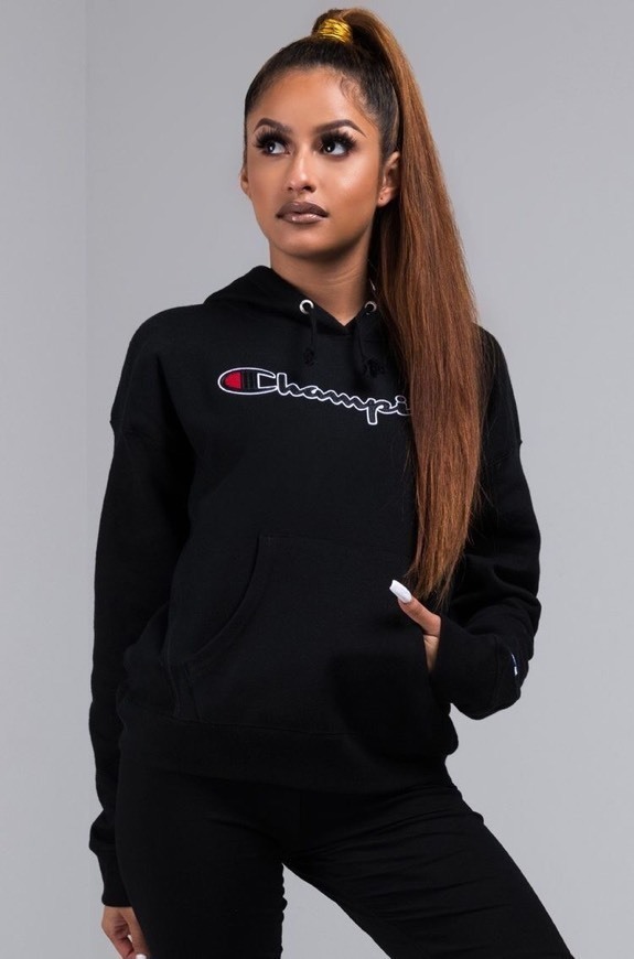 Social Champion Classic Logo para Hombre Sudadera, Negro