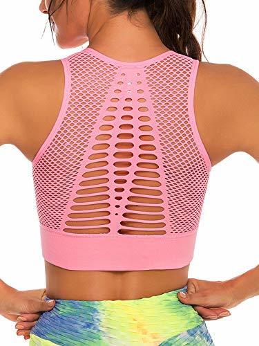 Social FITTOO Sujetador Deportivo Tops de Yoga Correr Gimnasio para Mujer 1690 Negro
