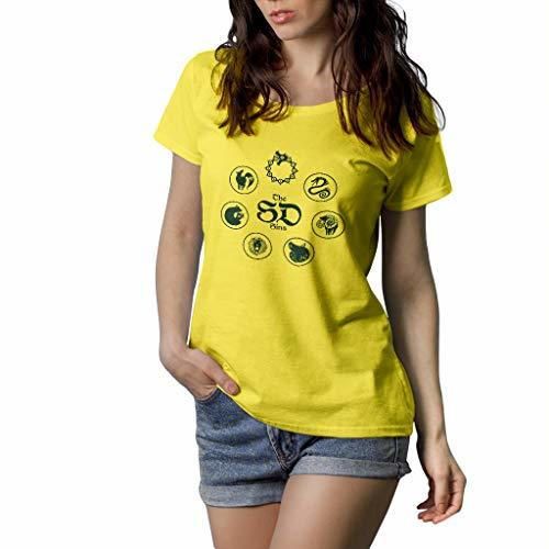 Fanta Universe The Seven Deadly Sins - Camiseta Mujer - 100% Algodón