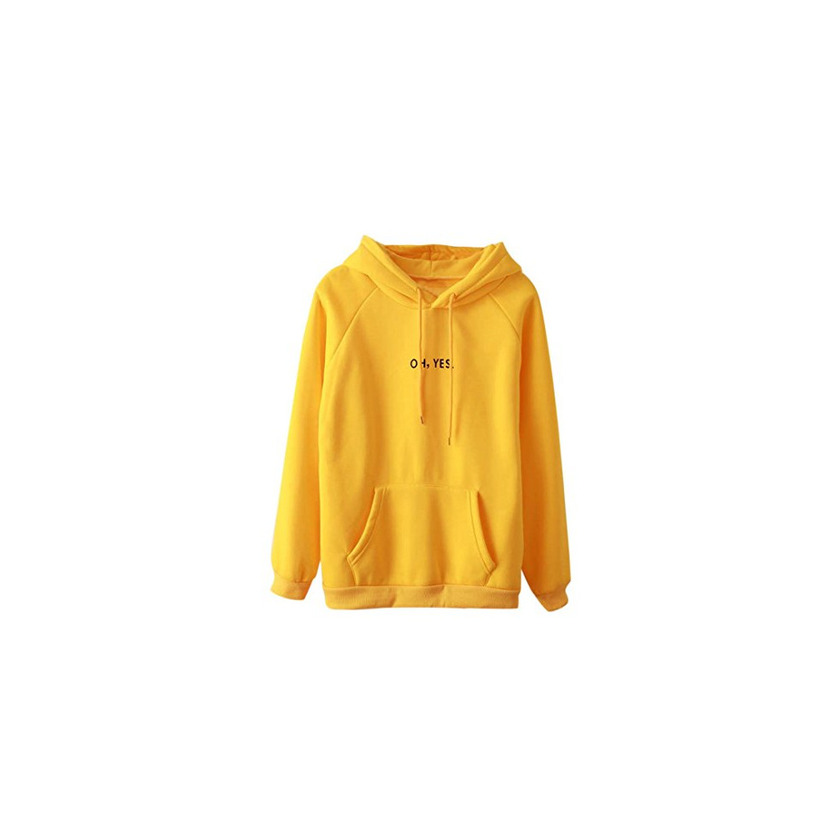 Social K-youth Sudaderas para Mujer, OH, Yes." Letras Mujer Sudaderas con Capucha Manga