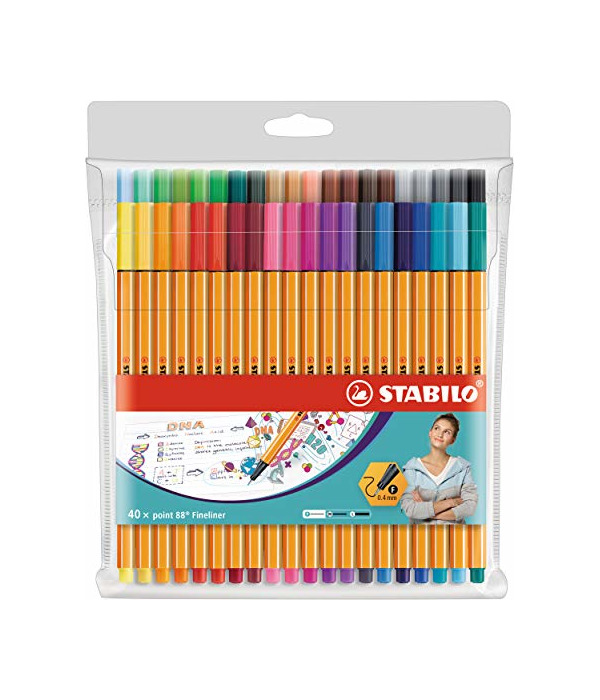 Social Rotulador punta fina STABILO point 88