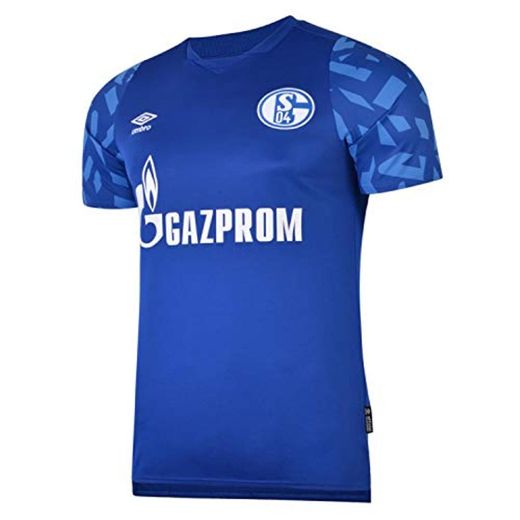 Umbro 2019-2020 Schalke Home Football Soccer T-Shirt Camiseta