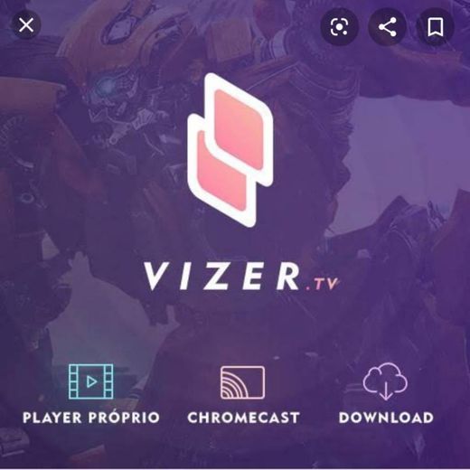 Vizer app de filmes e séries