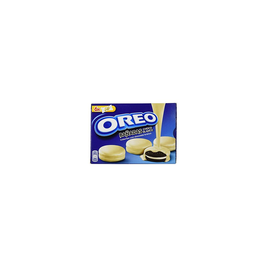 Social Oreo Bañadas Galletas Cubiertos de Chocolate Blanco