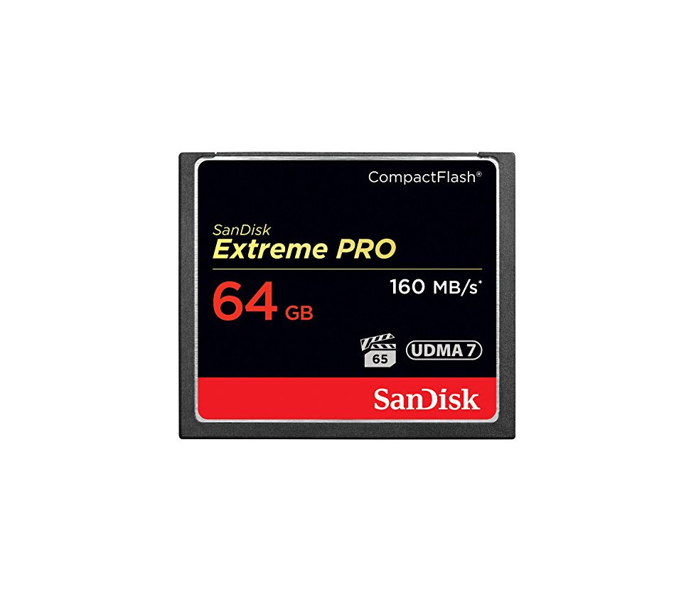 Electrónica Sandisk 64GB Extreme Pro CF - Memoria Compact Flash de 64 GB