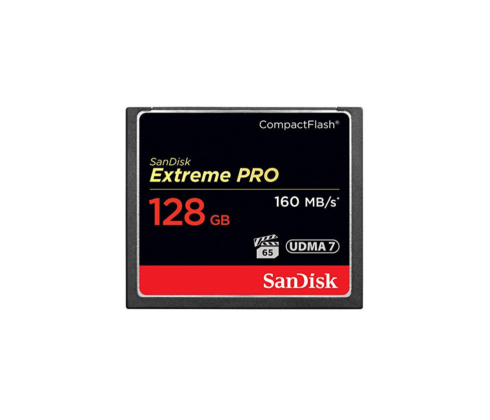 Electrónica Sandisk 128GB Extreme Pro - Memoria Compact Flash de 128 GB