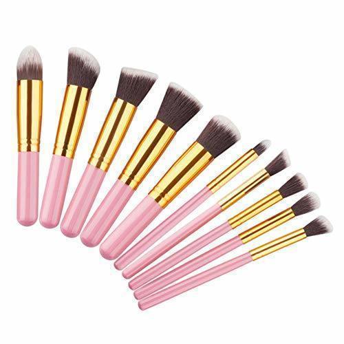 Social Fat Mashroom 10 pezzi Set di pennelli trucco professionale Min Maquiagem Beauty