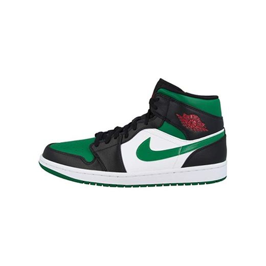 Nike Air Jordan 1 Mid, Zapatillas de bsquetbol Hombre, Negro