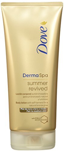 Social Dove -  Loción Corporal Autobronceado Tono Claro Y Medio