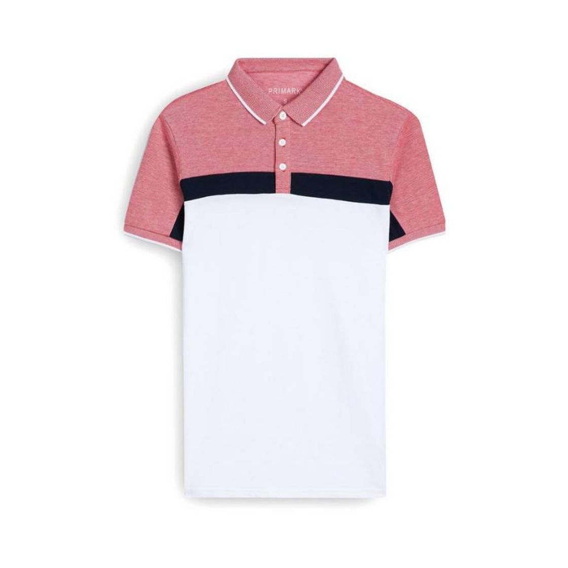 Fashion Polo vermelho e branco - Primark 