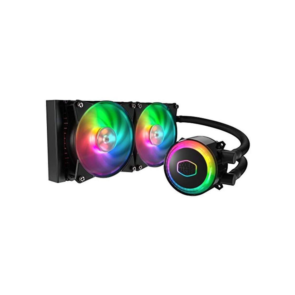 Electrónica Cooler Master MasterLiquid ML120R - Enfriador líquido para CPU direccionable RGB Todo