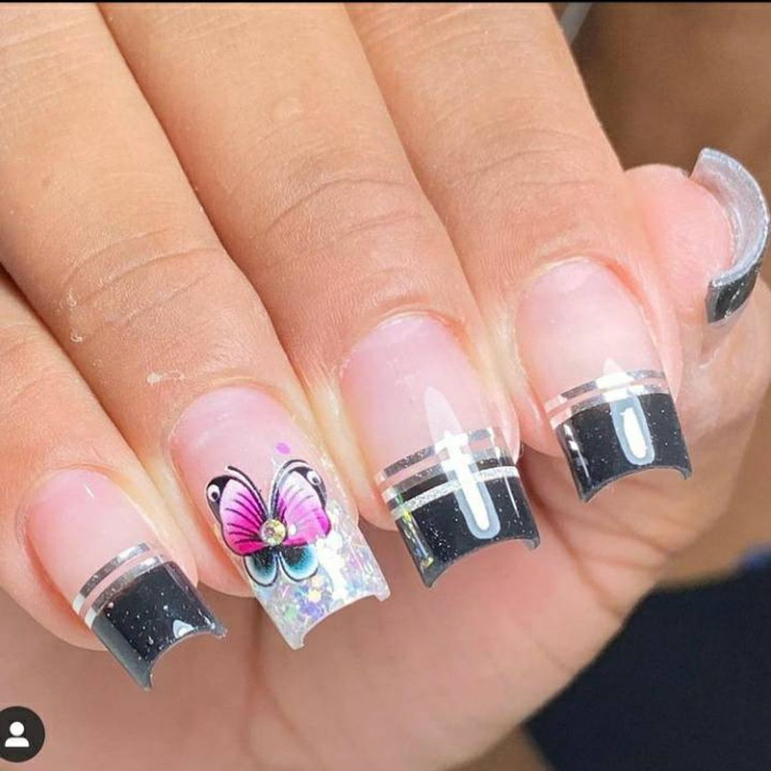 Moda Unhas de borboletas 🦋