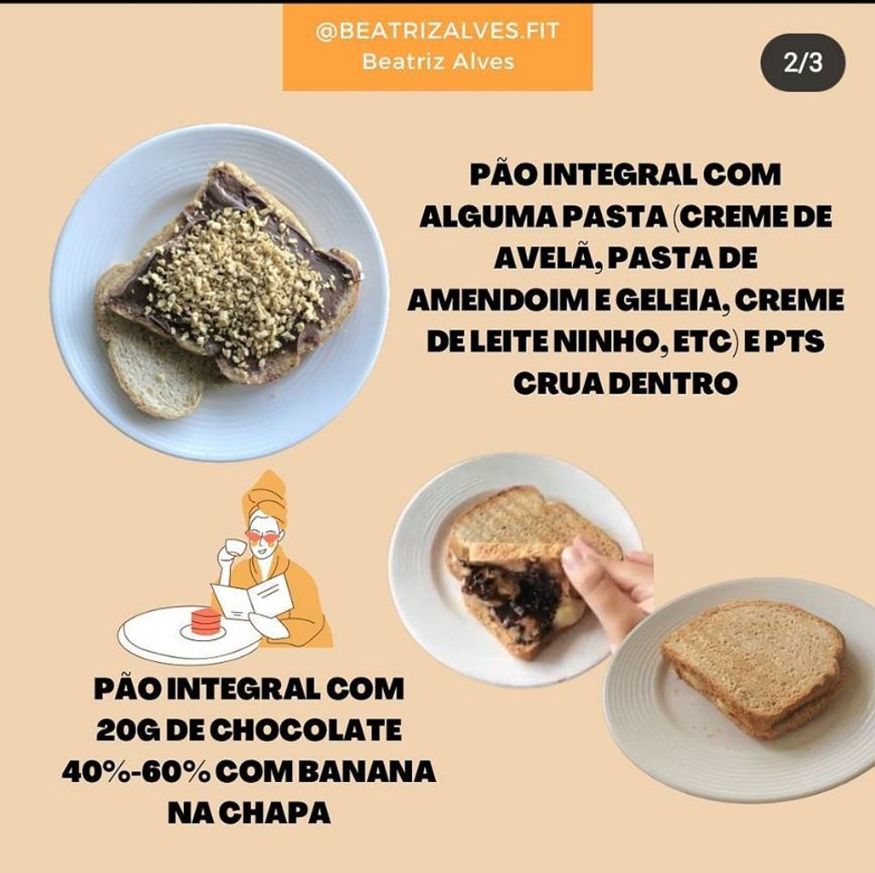 Moda Receita de café da manhã fit