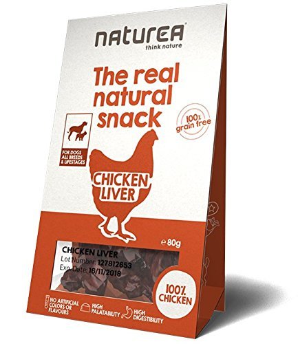 Producto Naturea Snack para Perros Hígado de Pollo - Paquete de 8 x