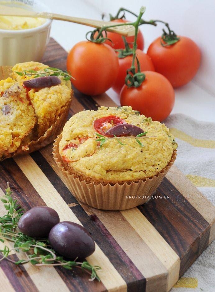 Fashion Muffins salgados de tomate