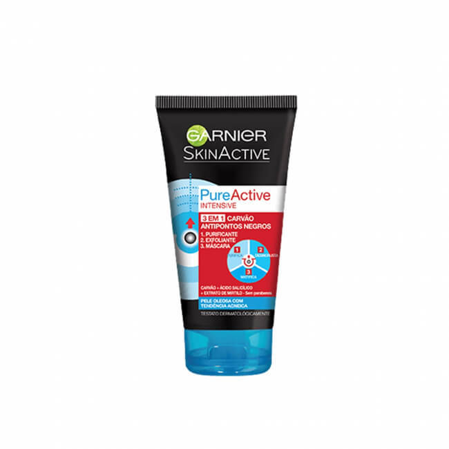 Social Garnier pure active marcara 3 in 1