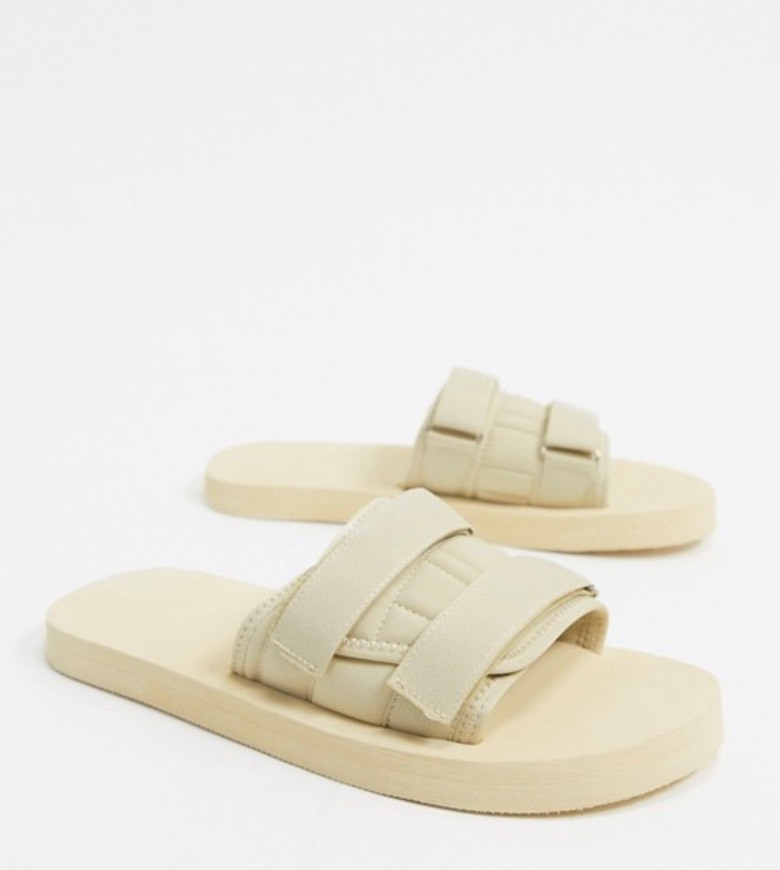 Chanclas de pala camel 