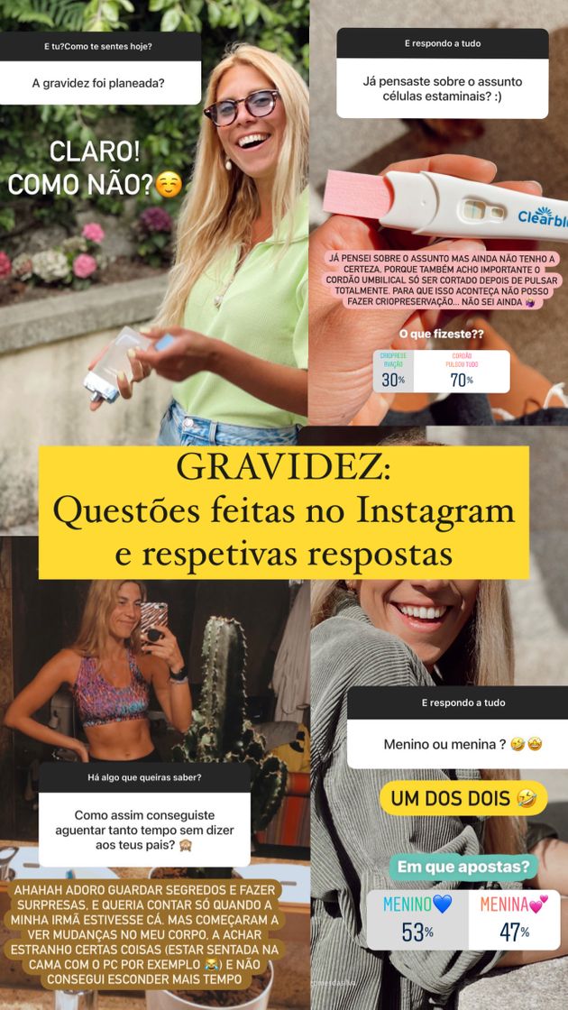 Social Gravidez: 64 Questões feitas no Instagram e respostas