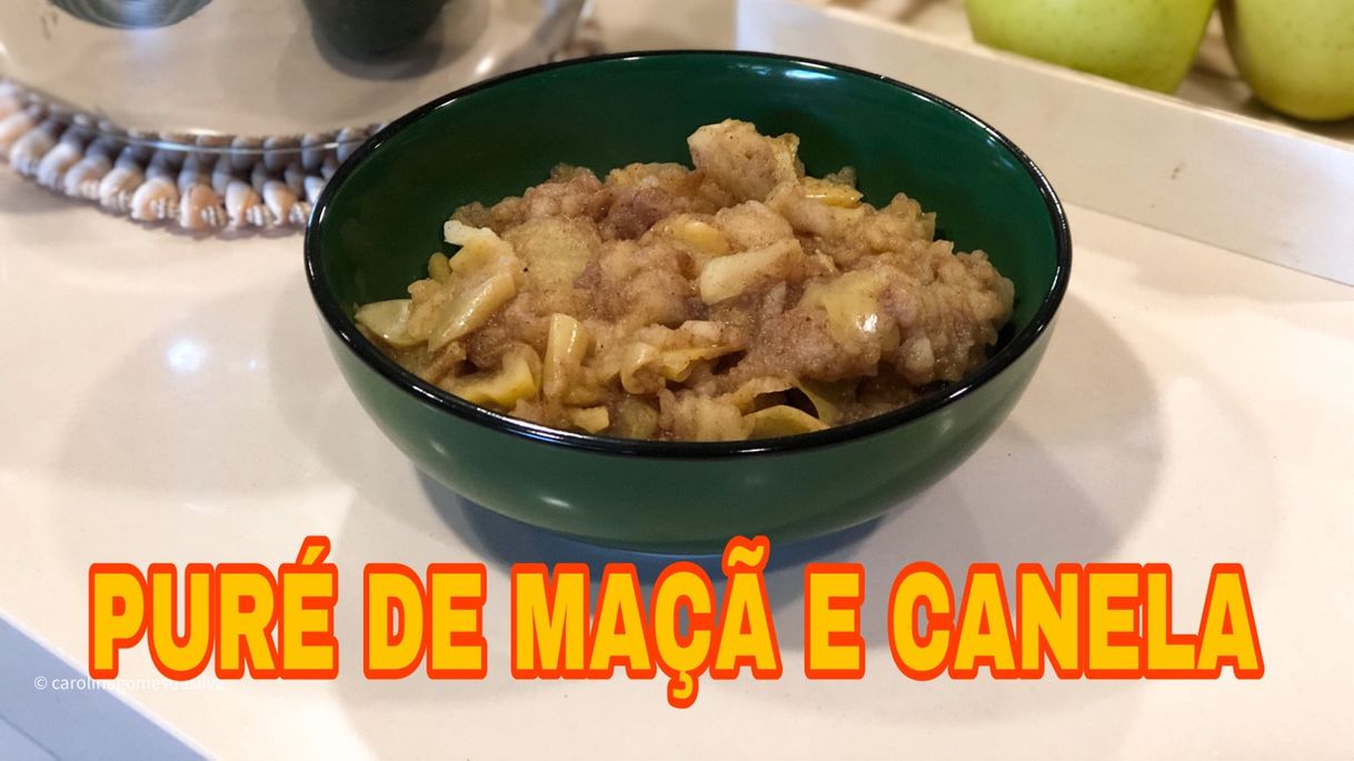 Moda Puré de Maçã e Canela 🍎