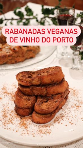 Rabanadas Veganas de Vinho do Porto