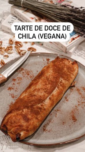 Tarte de Doce de Chila - Receita Vegana