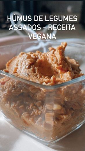  Húmus de Legumes Assados - Receita Vegana
