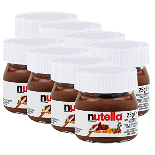 Product Ferrero Nutella pequeño mini diseño cristal – Set de 8 a 25 g