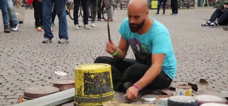 Fashion Street drummer Dario Rossi