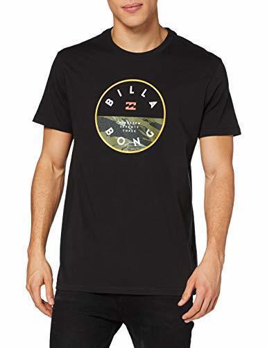 Social BILLABONG Rotated SS tee Camiseta, Hombre, Negro