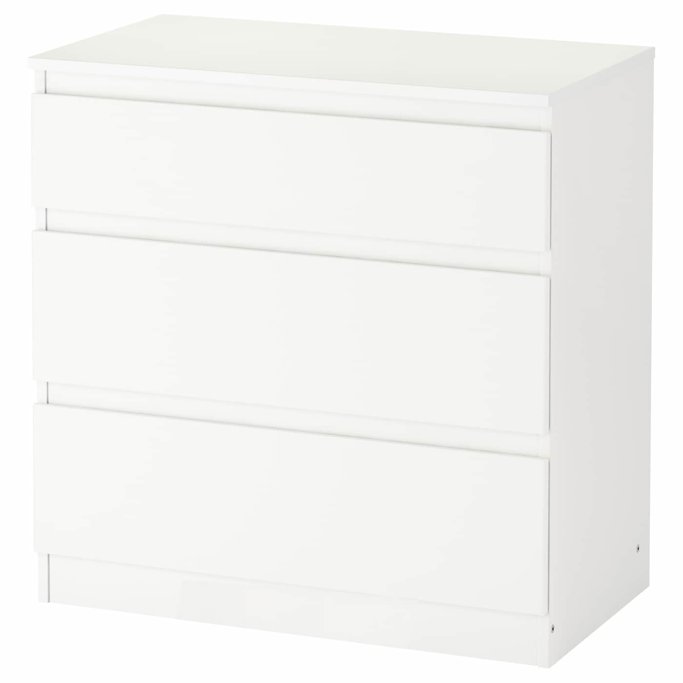 Moda KULLEN Cómoda de 3 cajones - blanco - IKEA