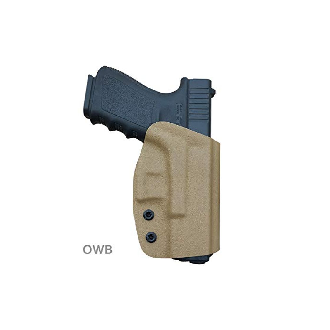 Products PoLe.Craft OWB KYDEX Holster Fits: Glock 19 19x 23 32 17 22