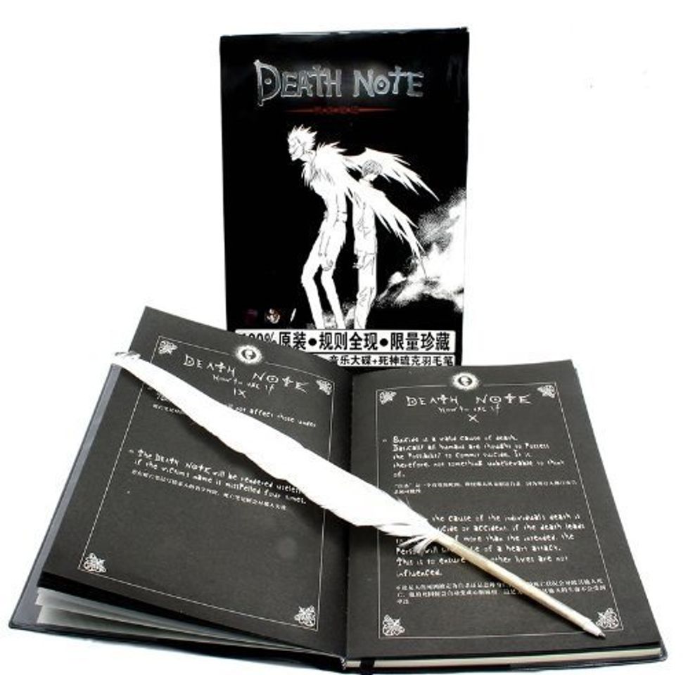 Social CoolChange Cuaderno Death Note de Light Nagami con Pluma