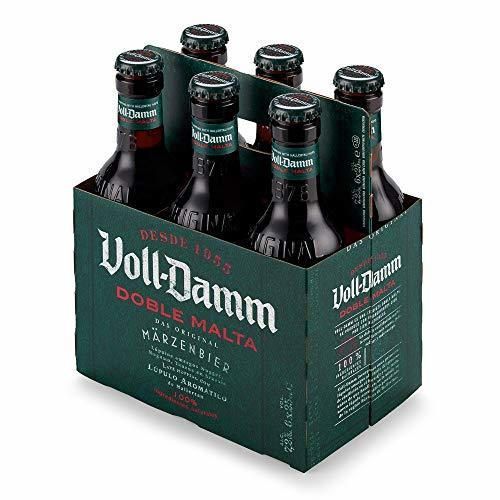 Product Cerveza Doble Malta Voll-Damm Cesta de 6 Botellas 25cl