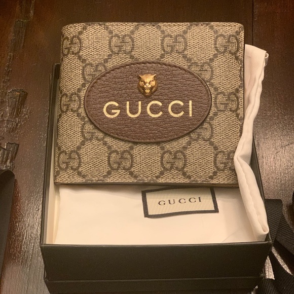 Product Neo Vintage Gucci Supreme wallet