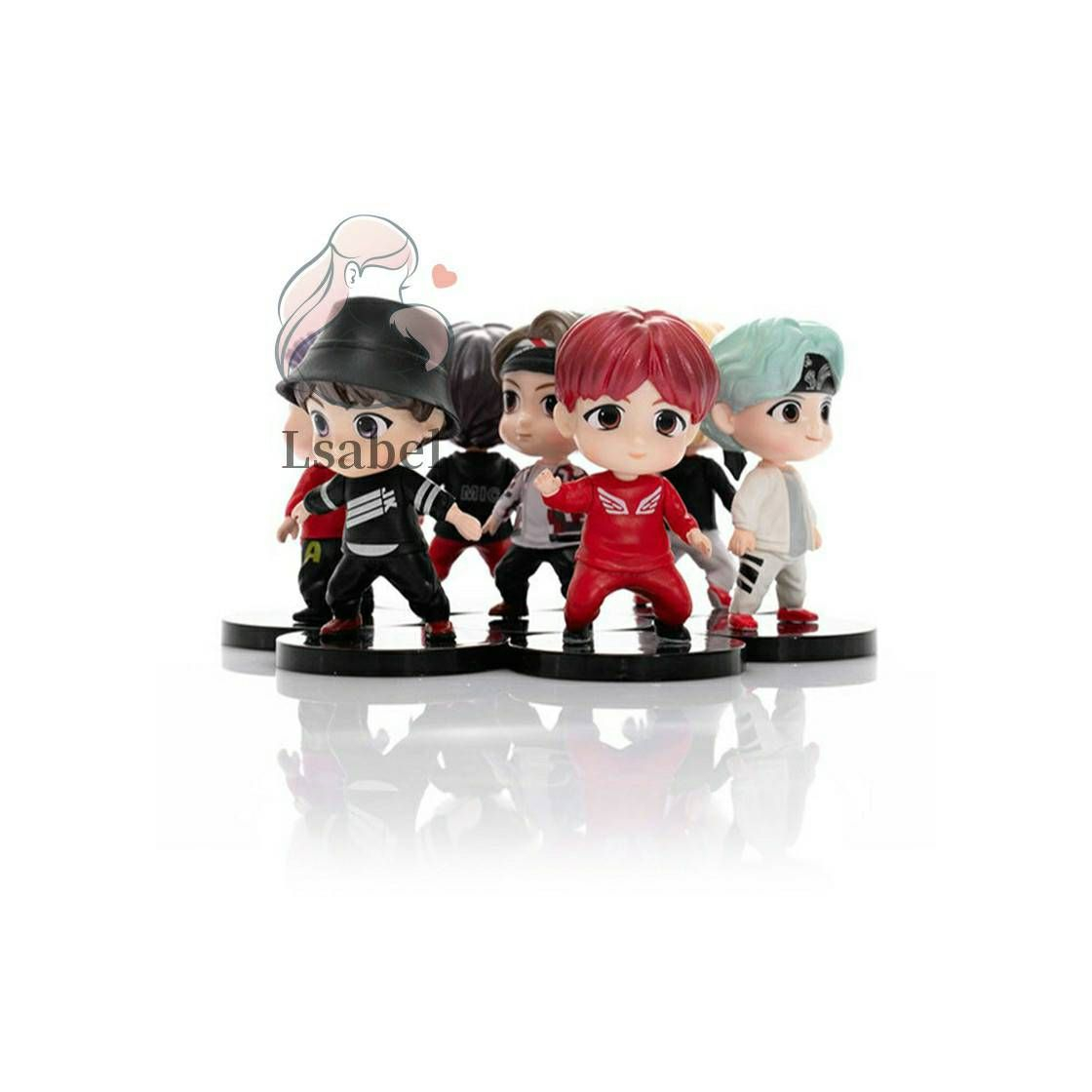 Product conjunto bonecos bts miniaturas