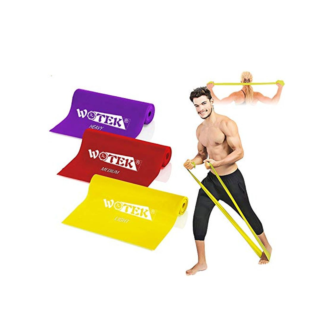 Product Bandas Elasticas Fitness Goma Elastica Fitness, 3 Gomas Elasticas Musculacion