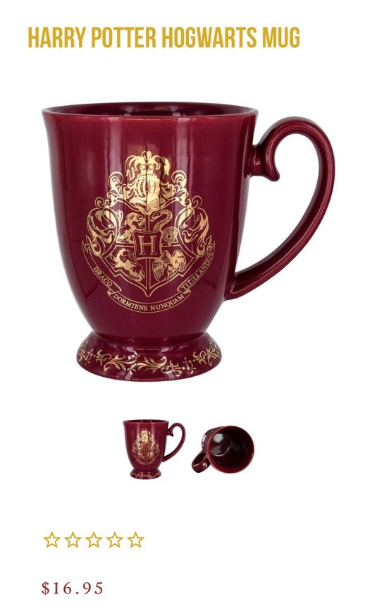 Moda Taza Gryffindor Harry Potter 