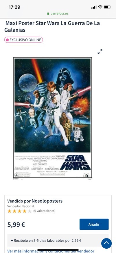 Moda Poster Star Wars IV 